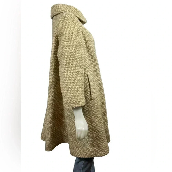 Vintage Custom Cloak Toronto Irish Tweed  Beige Button Jacket - Picture 7 of 11